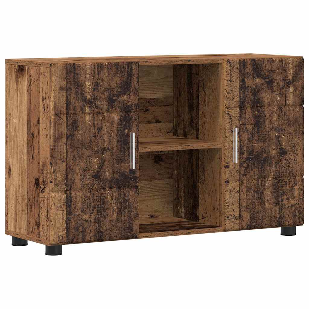 Kreveta s policom FLORIN Staro drvo 88,5 x 30,5 x 55,5 cm