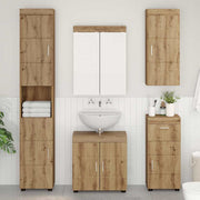 Kupaonski zidni ormarić s policom TULUM Umjetnički hrast