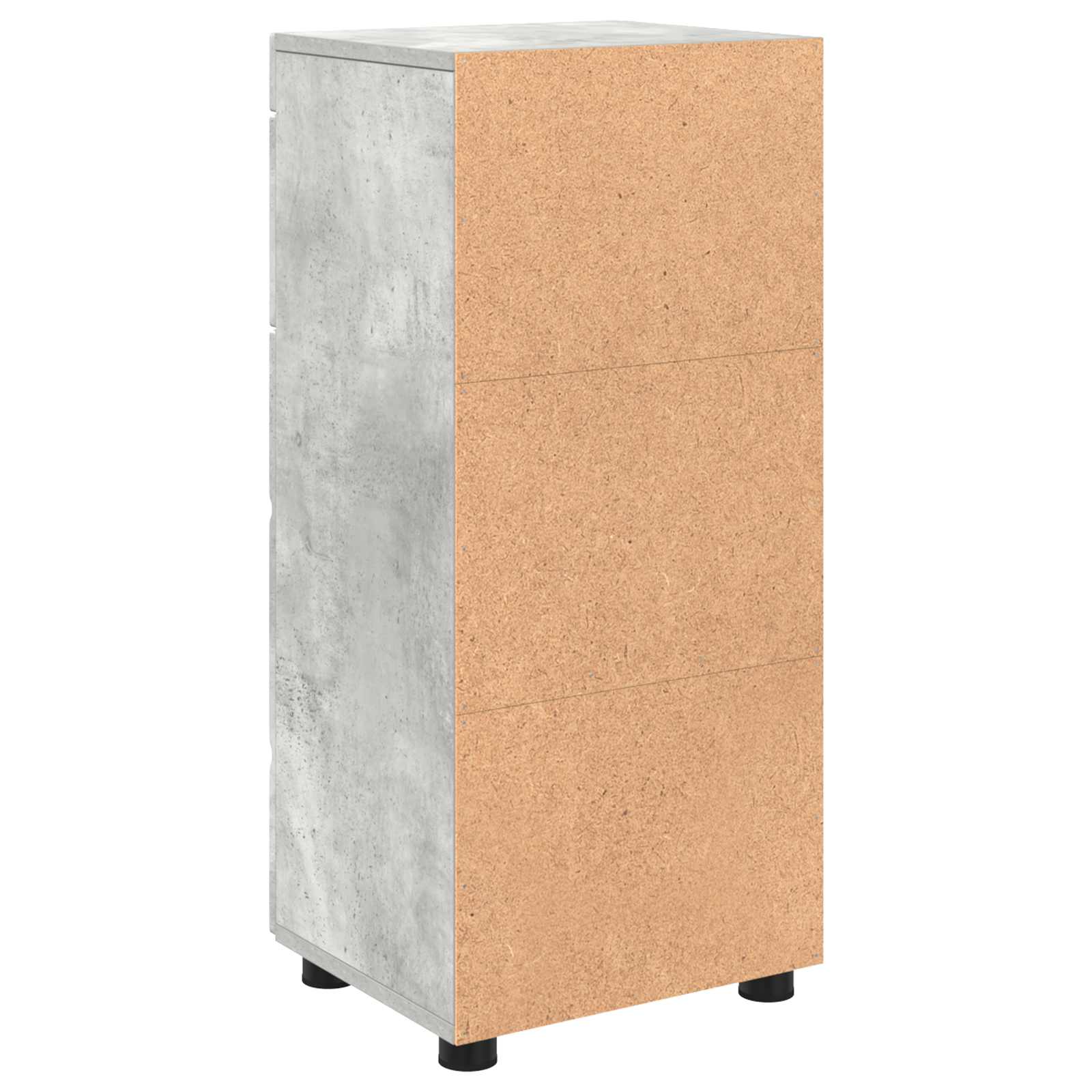 Set ormarića za kupaonicu TULUM Betonski sivi 37 x 31,5 x 82 cm