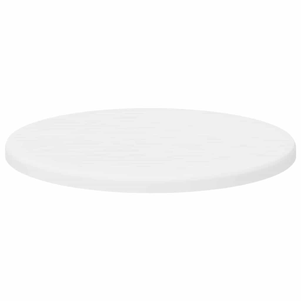 Gornji dio stola Bijelo Ø 30 x 1,5 cm Konstruirano drvo