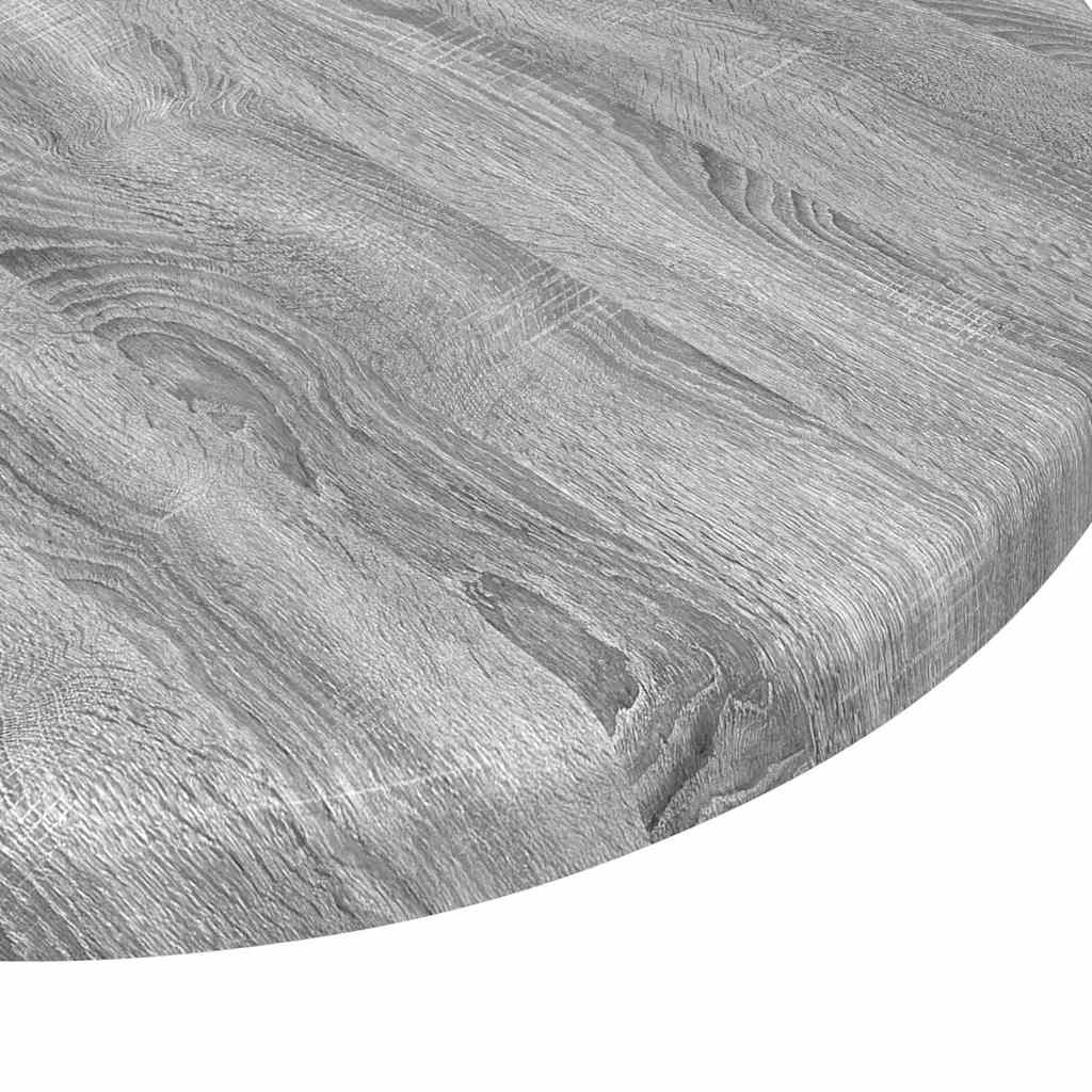 Gornji dio stola Siva Sonoma Ø 30 x 1,5 cm Konstruirano drvo