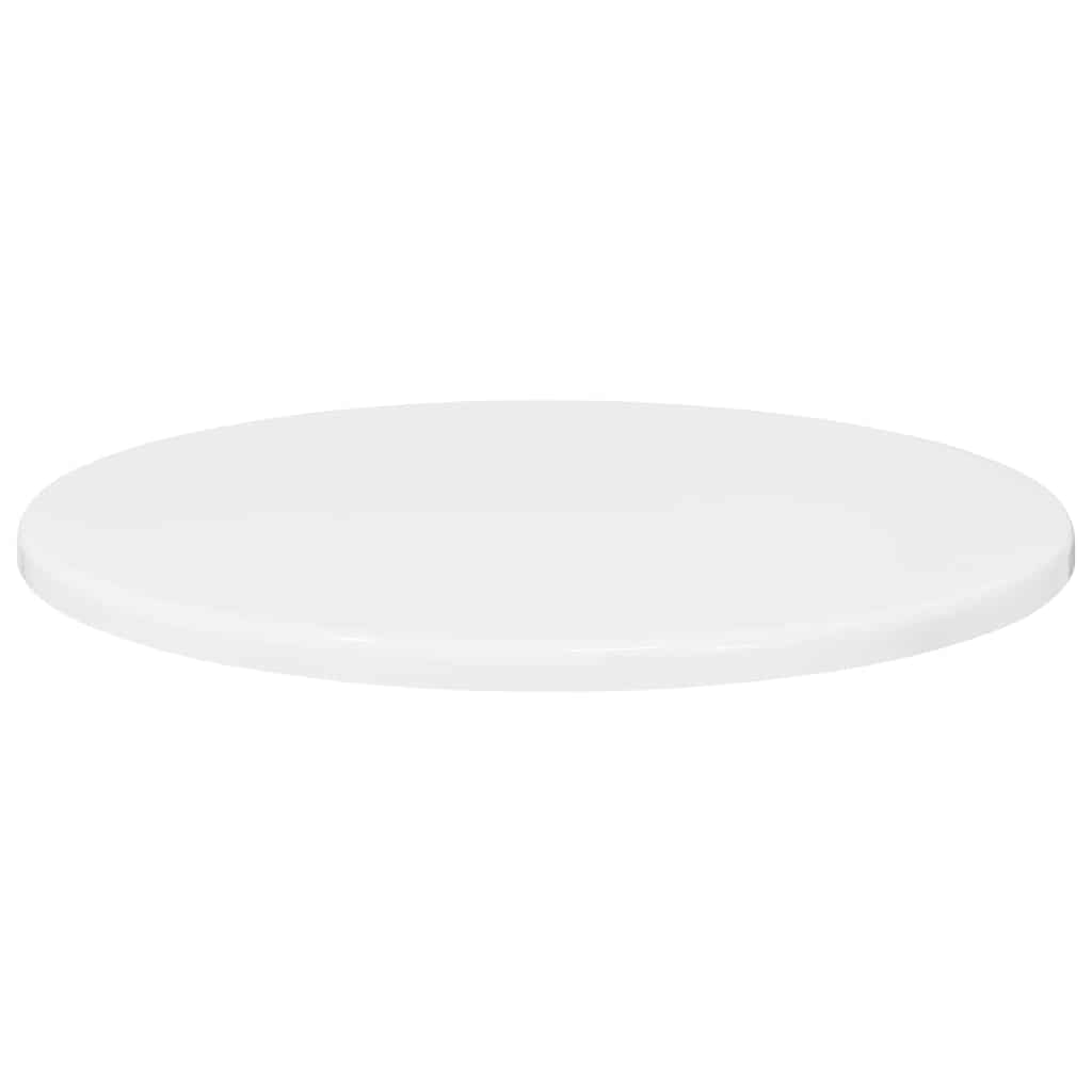 Gornji dio stola Visoko sjajno bijela Ø 40 x 1,5 cm