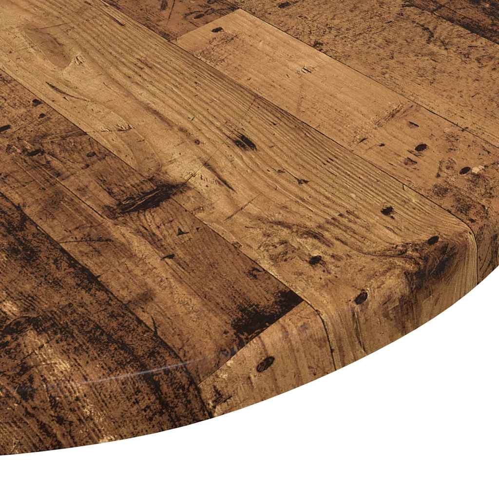 Gornji dio stola Staro drvo Ø 40 x 1,5 cm Konstruirano drvo