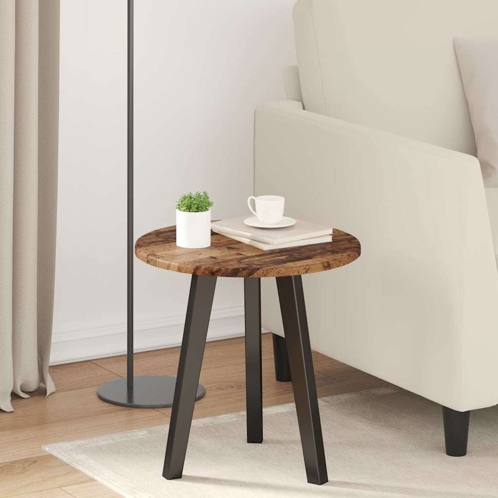 Gornji dio stola Staro drvo Ø 40 x 1,5 cm Konstruirano drvo