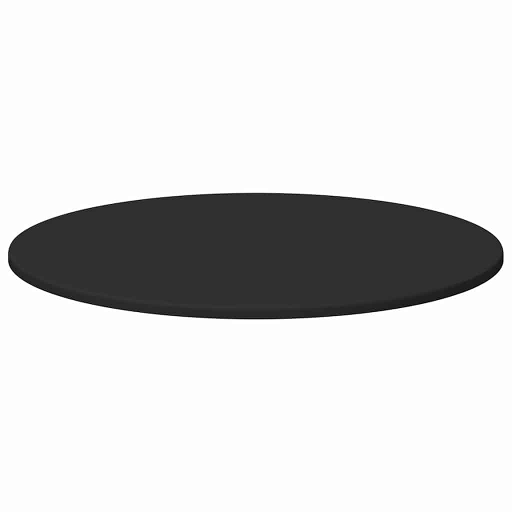 Gornji dio stola Crna Ø 70 x 1,5 cm Konstruirano drvo