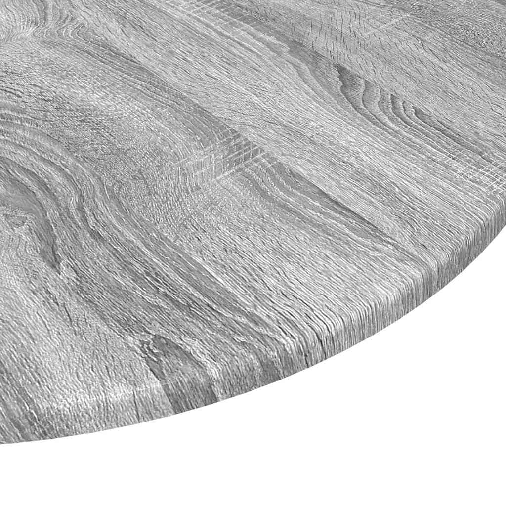 Gornji dio stola Sivi hrast sonoma Ø 80 x 1,5 cm