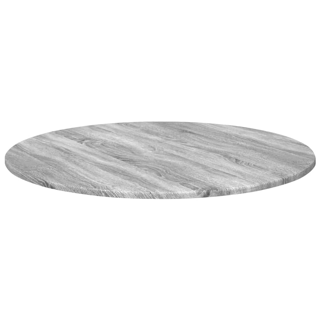 Gornji dio stola Sivi hrast sonoma Ø 80 x 1,5 cm
