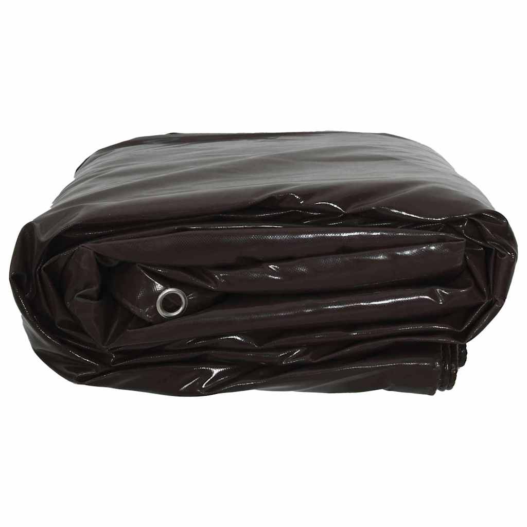 Cerada 650g / m² Smeđa 1,5 x 20 m Platno s PVC premazom