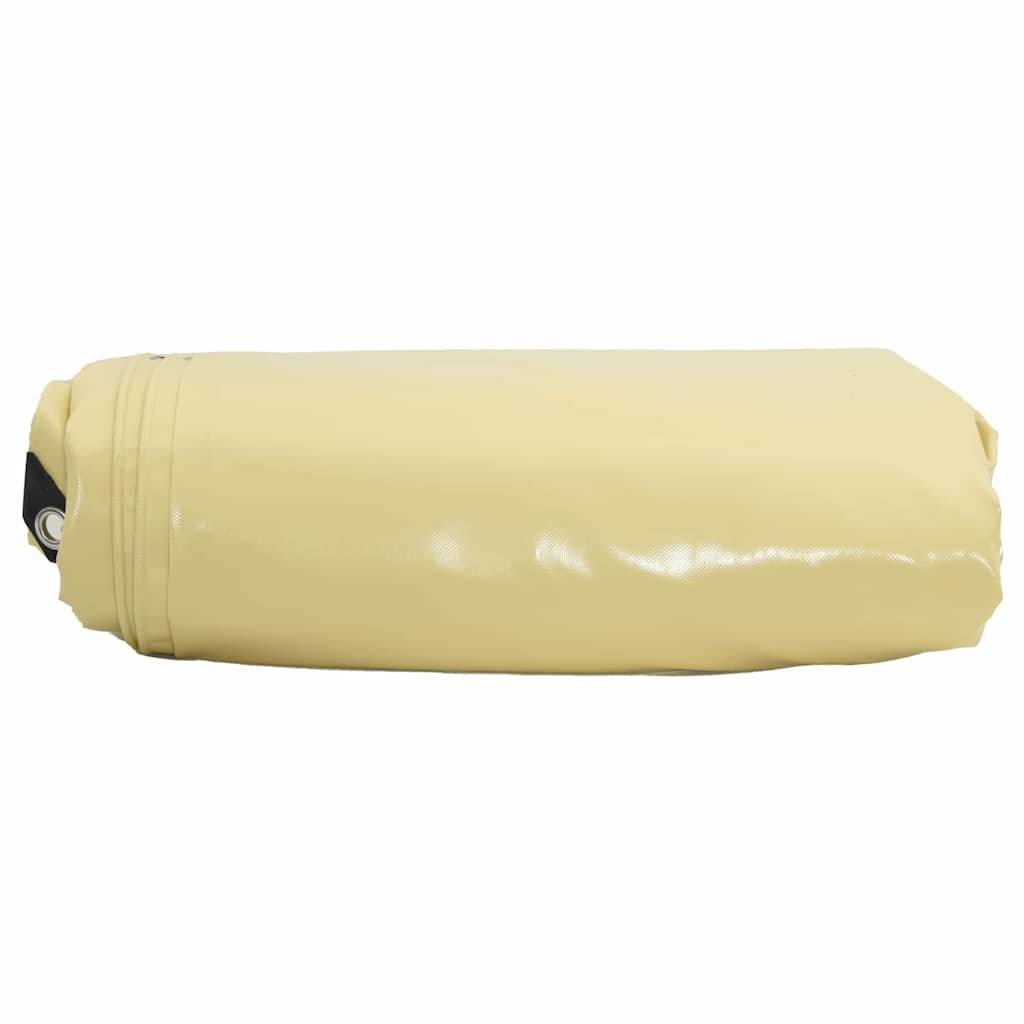 Cerada 650g / m² Bež 1,5 x 2,5 m Platno s PVC premazom