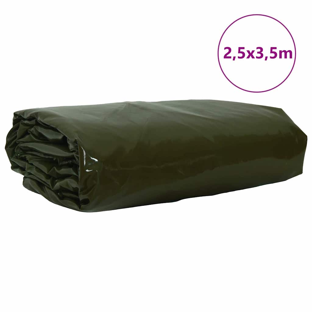 Cerada 650g / m² Maslinasto zelena 2,5 x 3,5 m