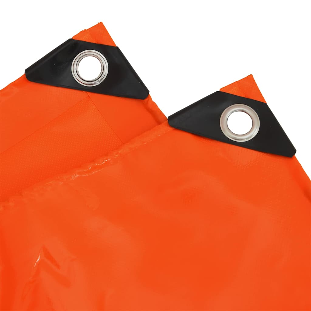 Cerada 650g / m² Narančasta 4 x 5 m Platno s PVC premazom