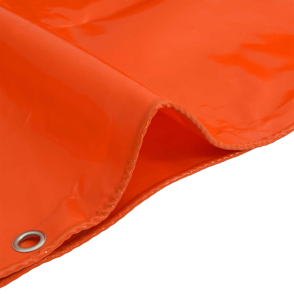 Cerada 650g / m² Narančasta 4 x 7 m Platno s PVC premazom