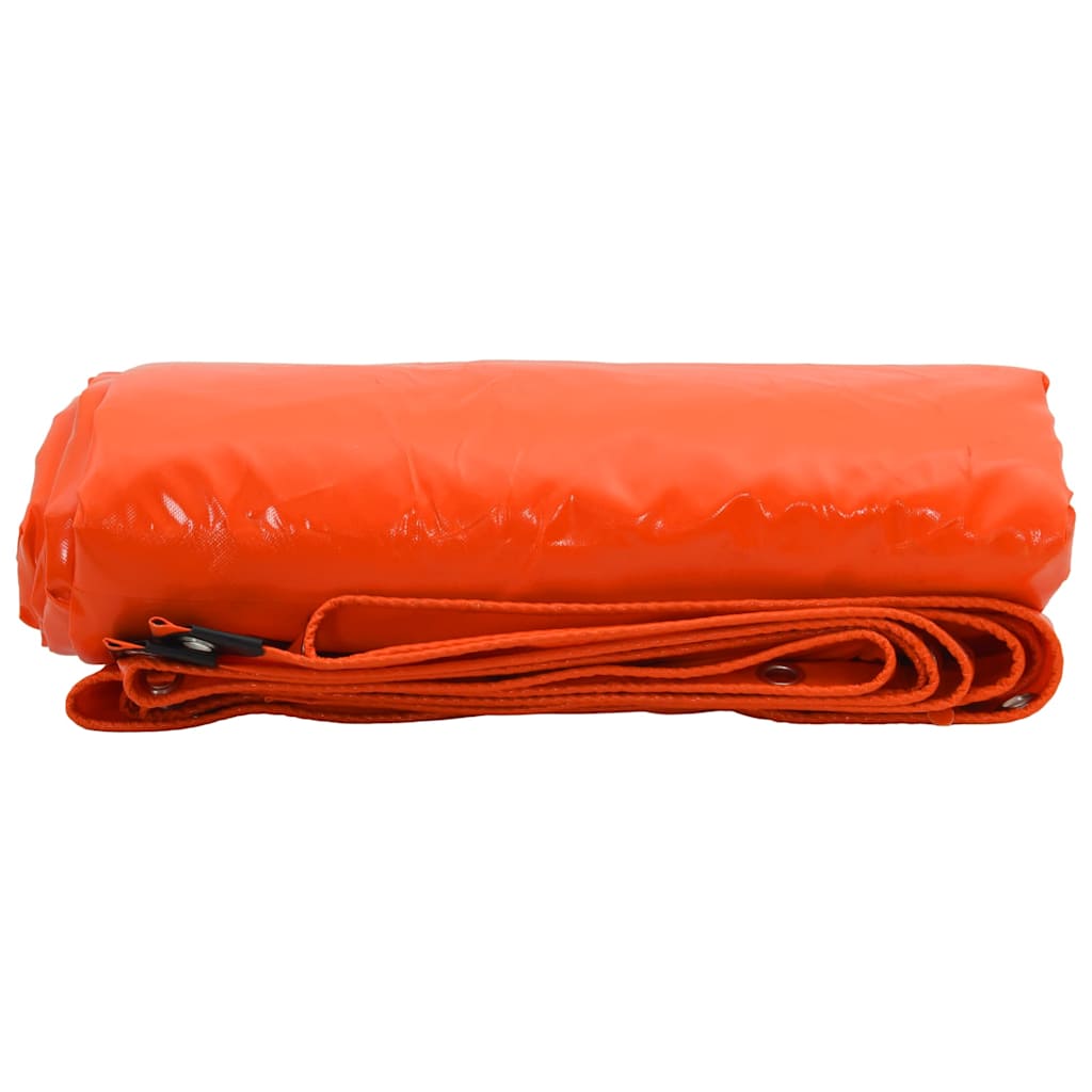Cerada 650g / m² Narančasta 1,5 x 6 m Platno s PVC premazom
