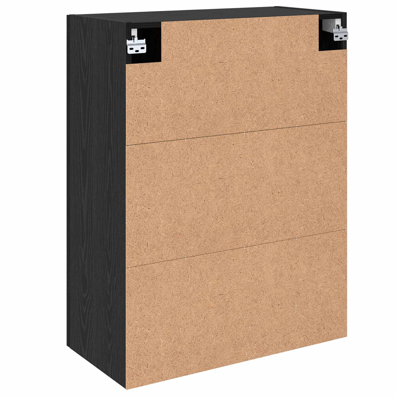 Ormar za montažu na zid 2 pcs Crni hrast 69,5 x 34 x 90 cm