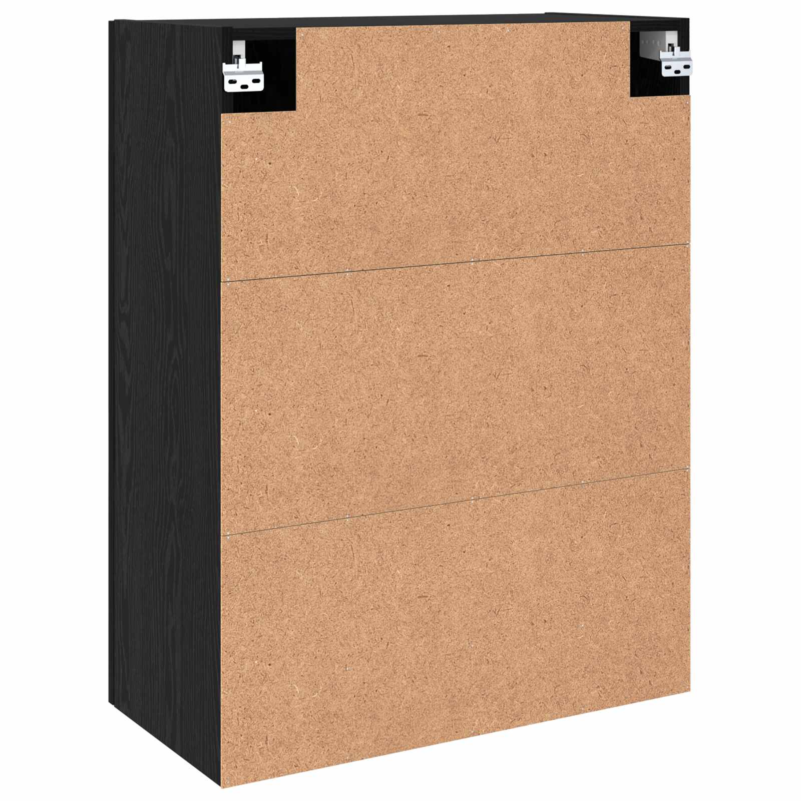 Ormar za montažu na zid 2 pcs Crni hrast 69,5 x 34 x 90 cm