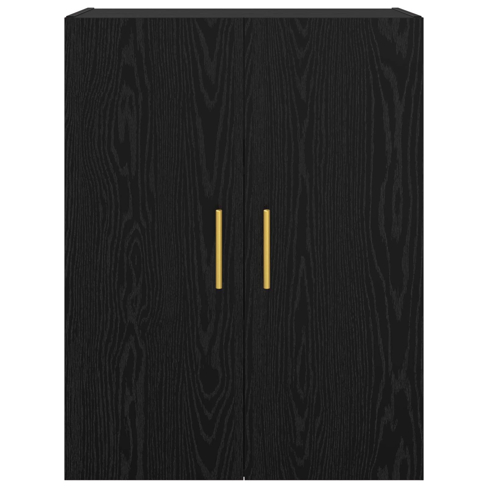 Ormar za montažu na zid 2 pcs Crni hrast 69,5 x 34 x 90 cm
