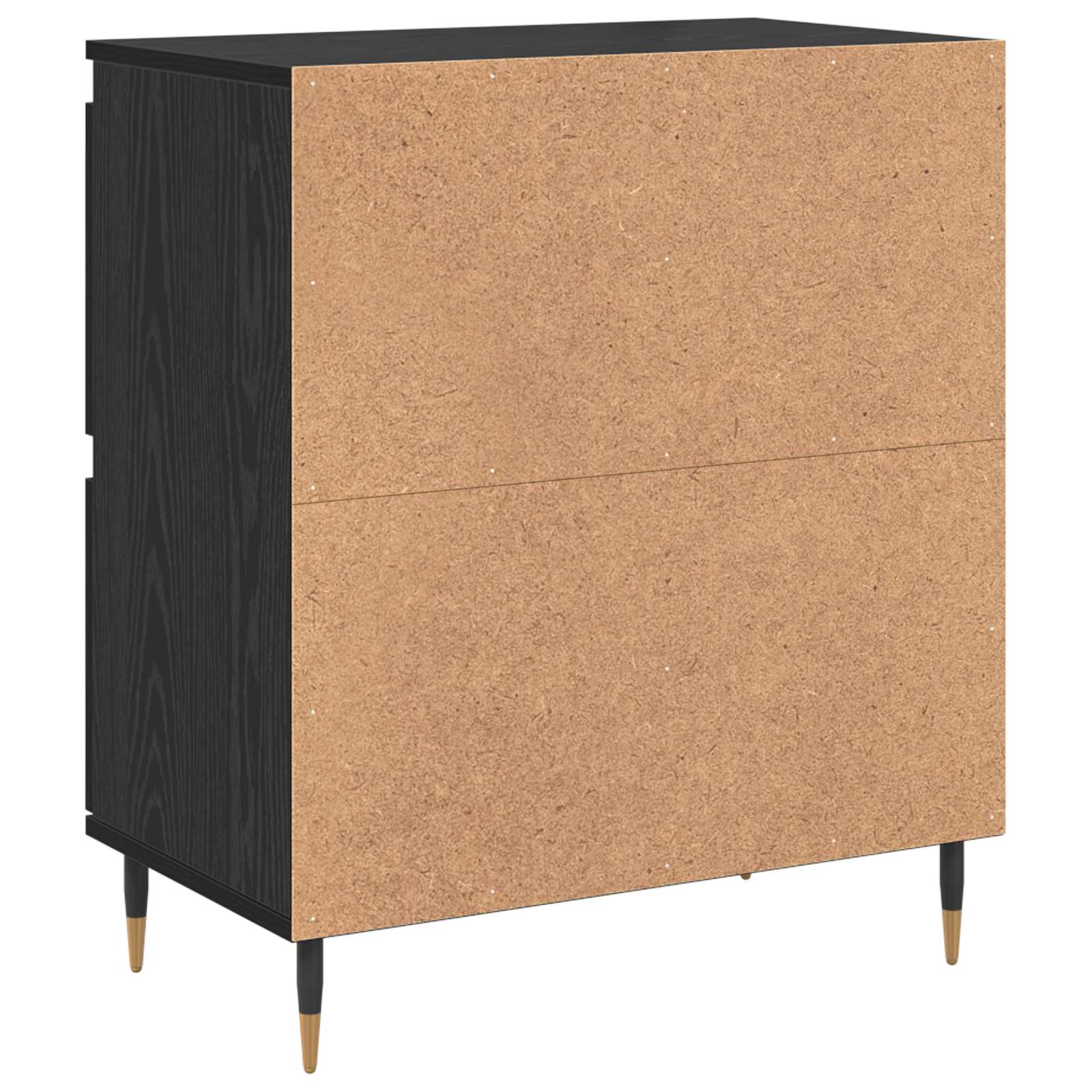 Ormarić za pohranu 2 pcs Crni hrast 60 x 35 x 70 cm