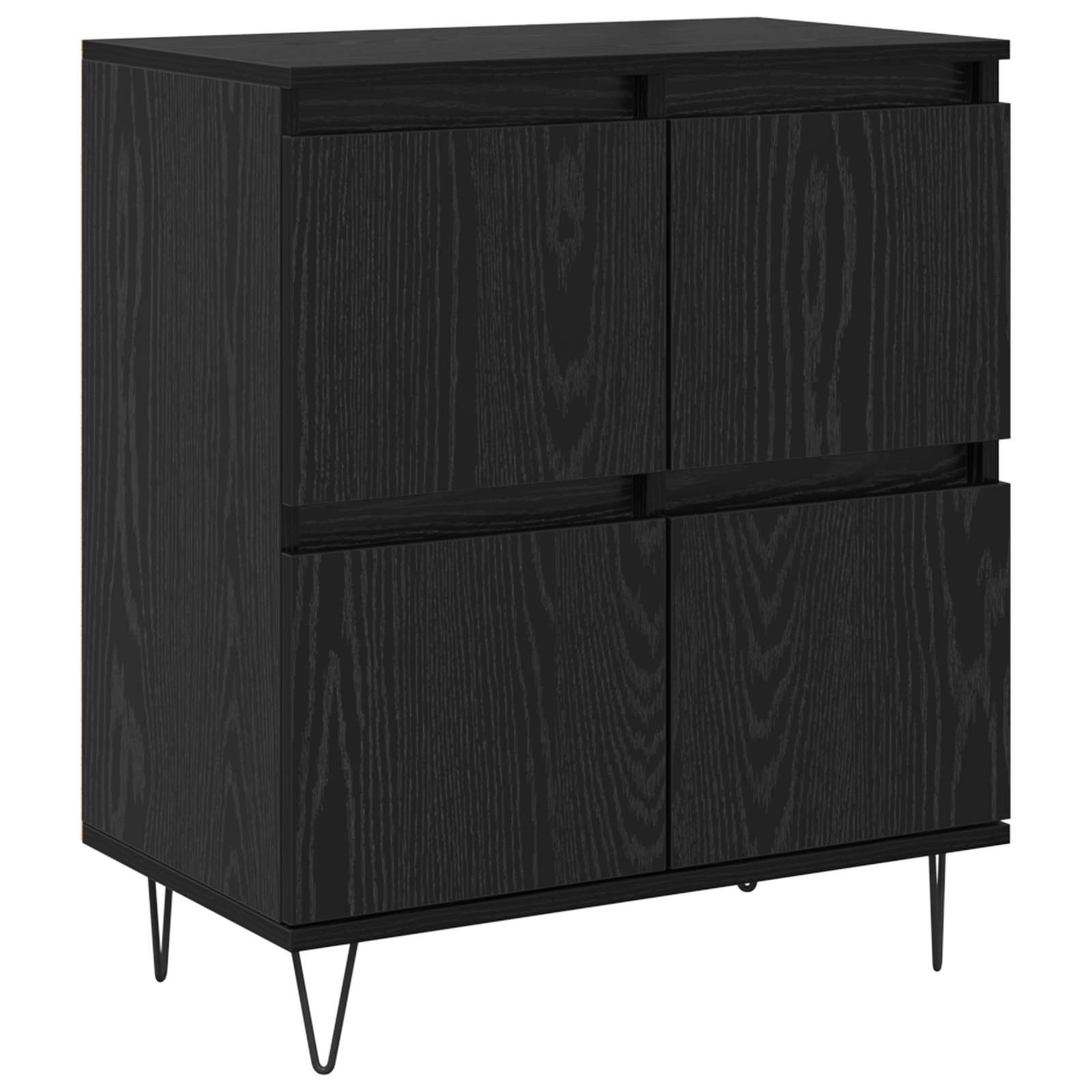 Komode 2 pcs Crni hrast