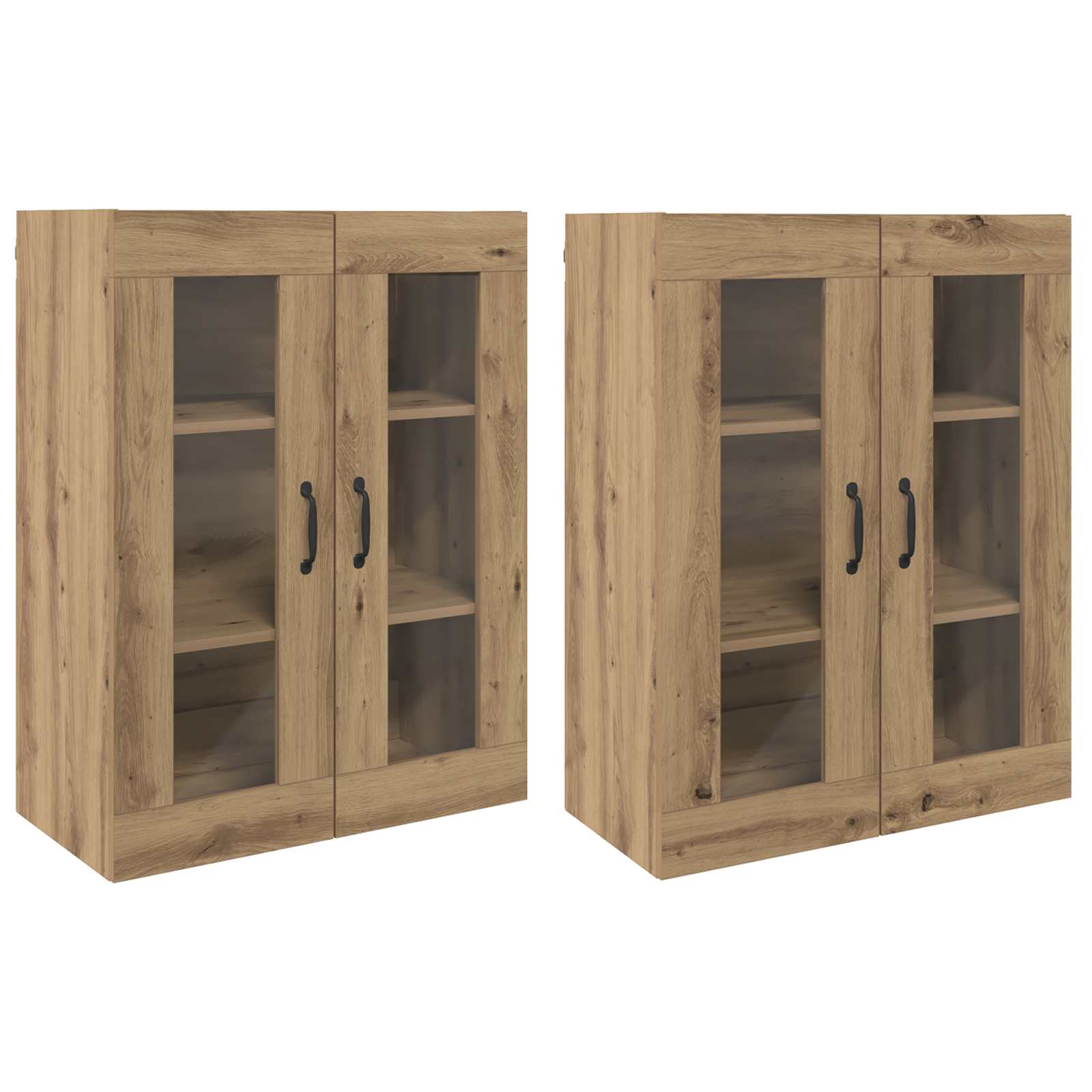 Ormarčići montirani na zid 2 pcs hrast artisan