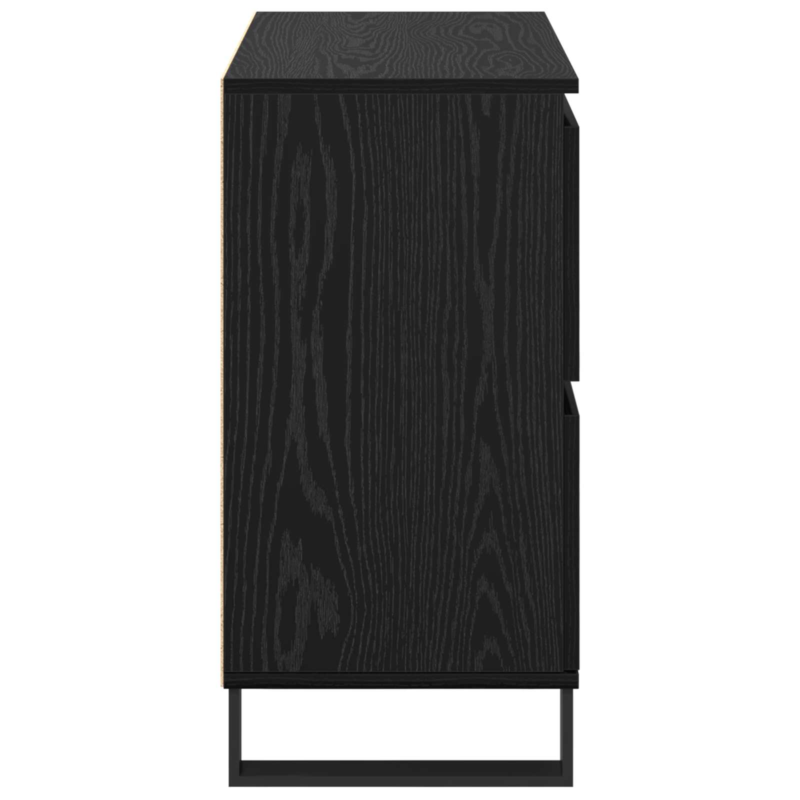 Kreveta 2 pcs Crni hrast 60 x 35 x 70 cm