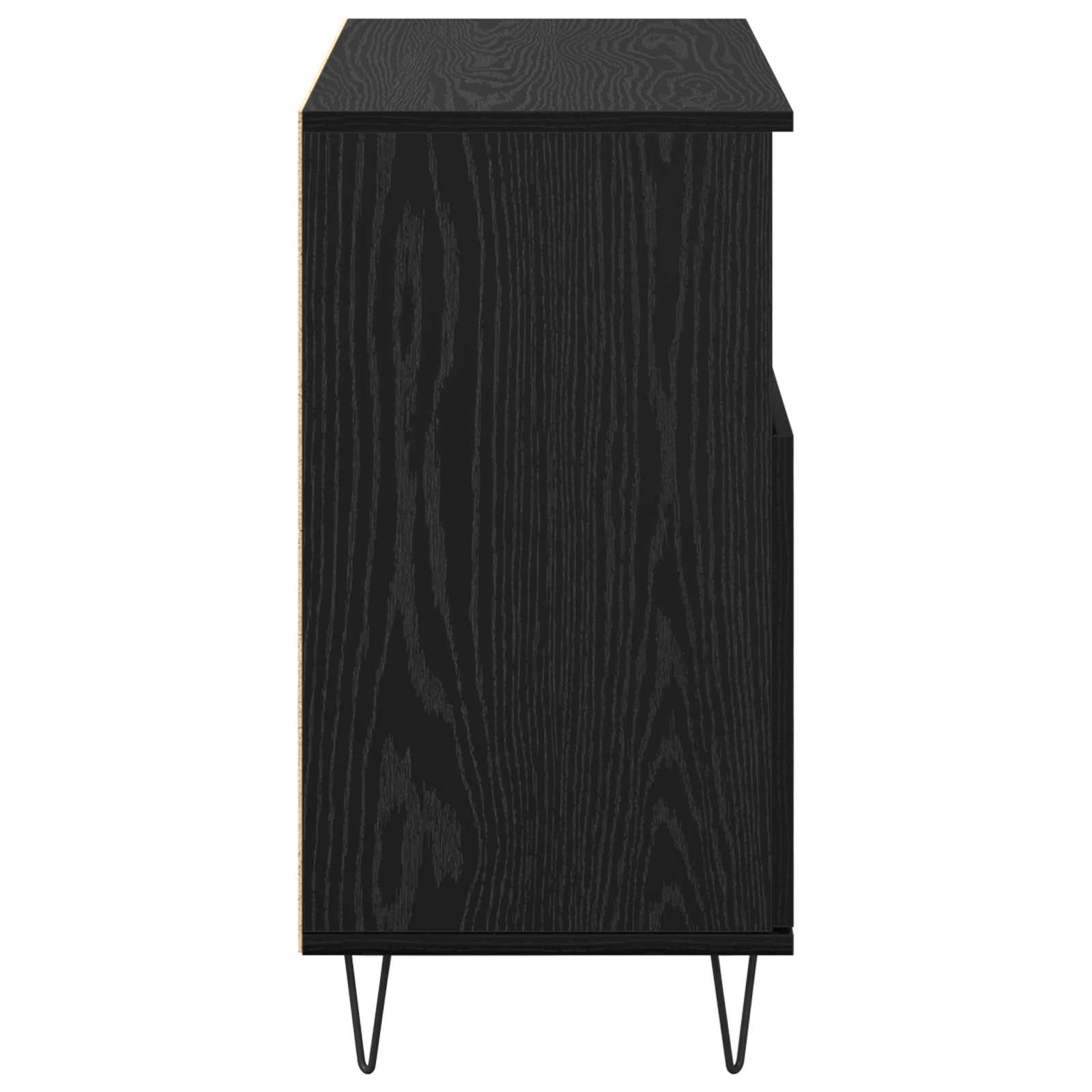 Kreveta 2 pcs Crni hrast 60 x 35 x 70 cm