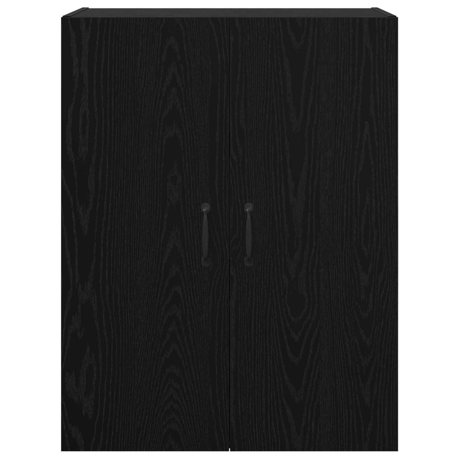 Ormar za montažu na zid 2 pcs Crni hrast 69,5 x 34 x 90 cm