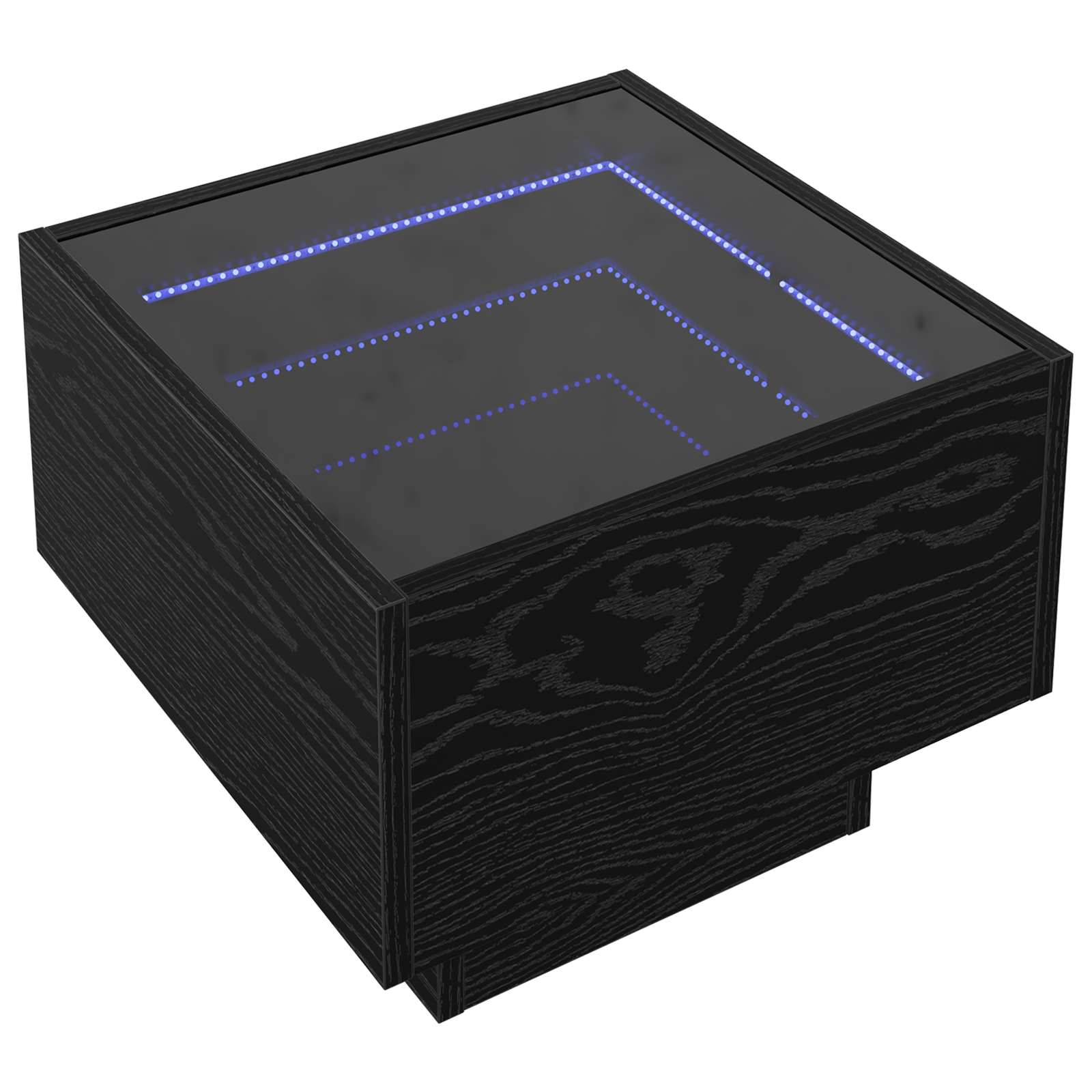 Kava Stol Crni hrast 40 x 40 x 30 cm Konstruirano drvo