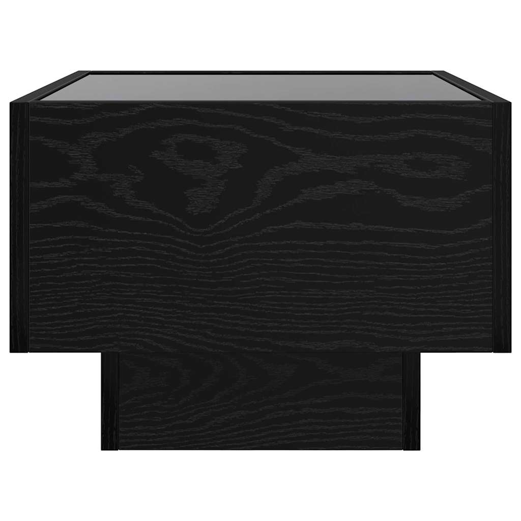 Kava Stol Crni hrast 40 x 40 x 30 cm Konstruirano drvo