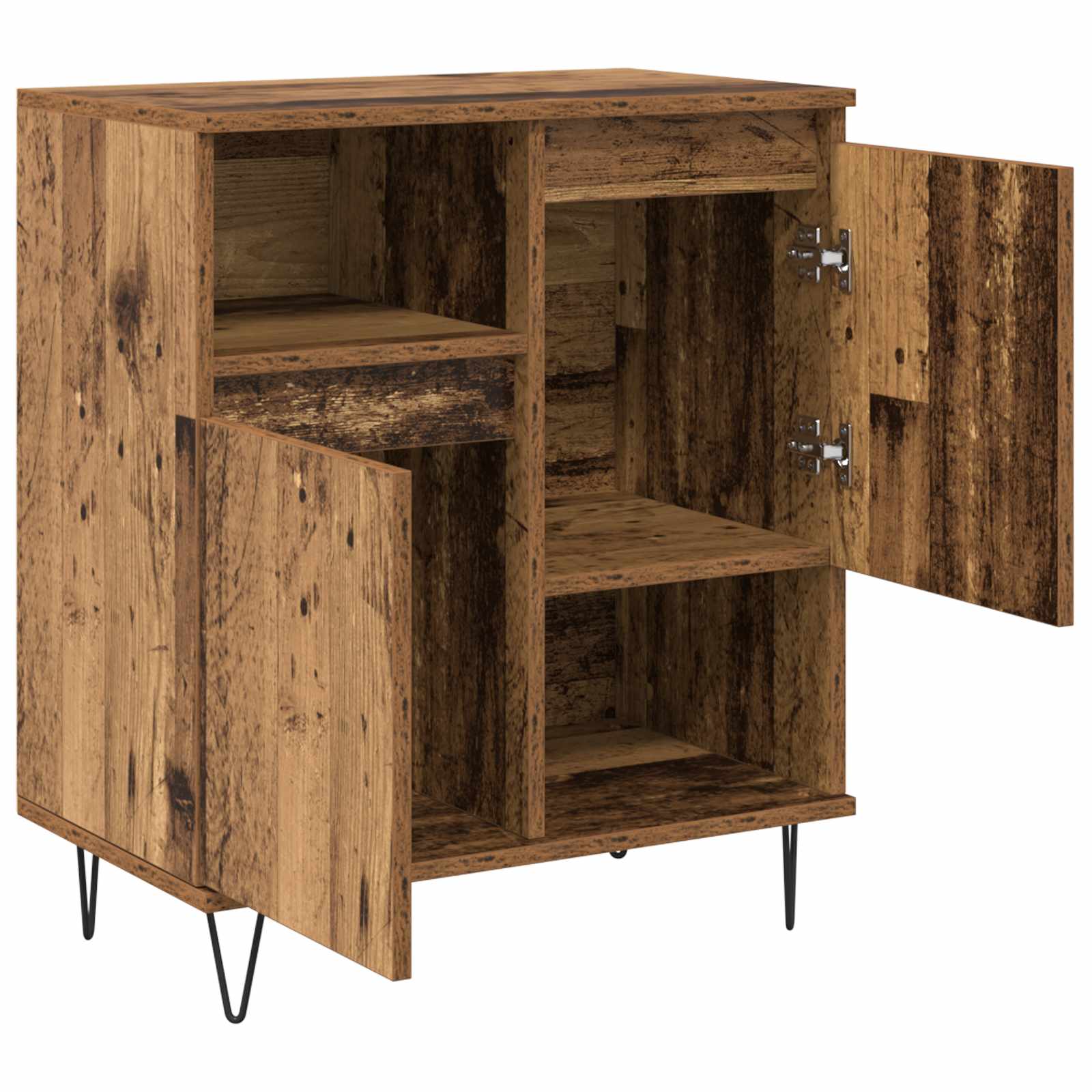 Kreveta 3 pcs Staro drvo 60 x 35 x 70 cm