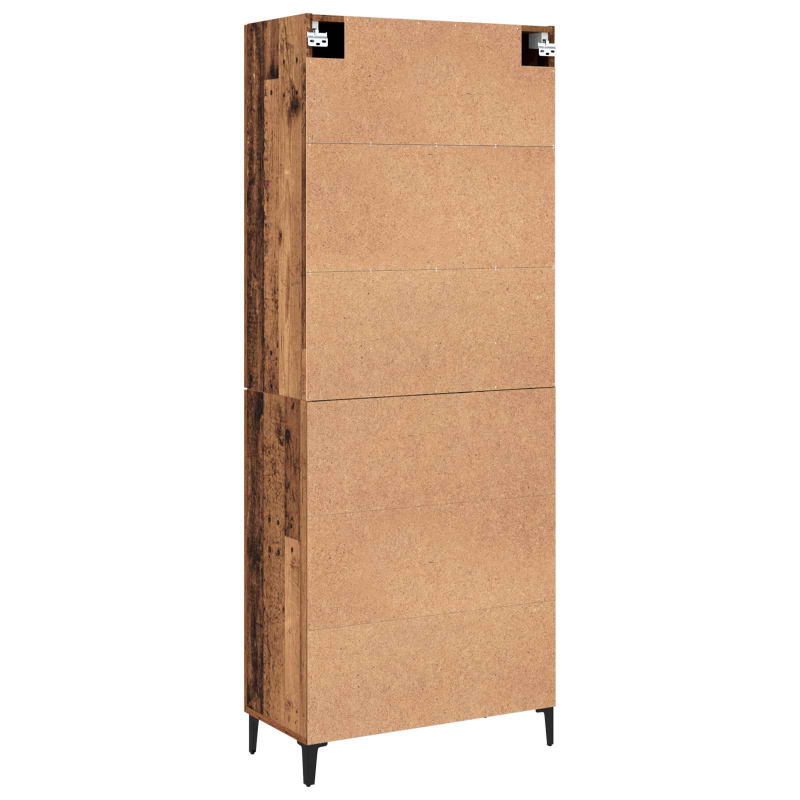 Highboard 2 pcs Staro drvo Konstruirano drvo