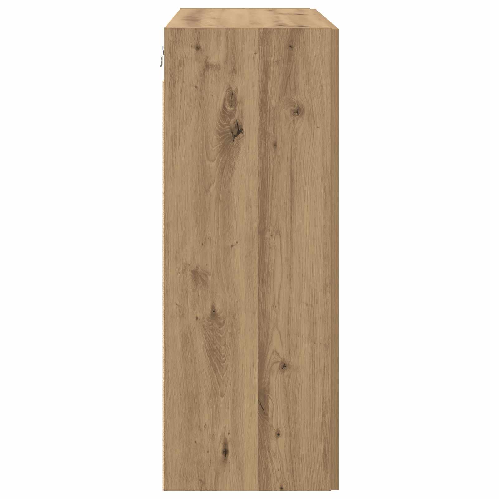 Ormar za montažu na zid Zidne 2 pcs Umjetnički hrast
