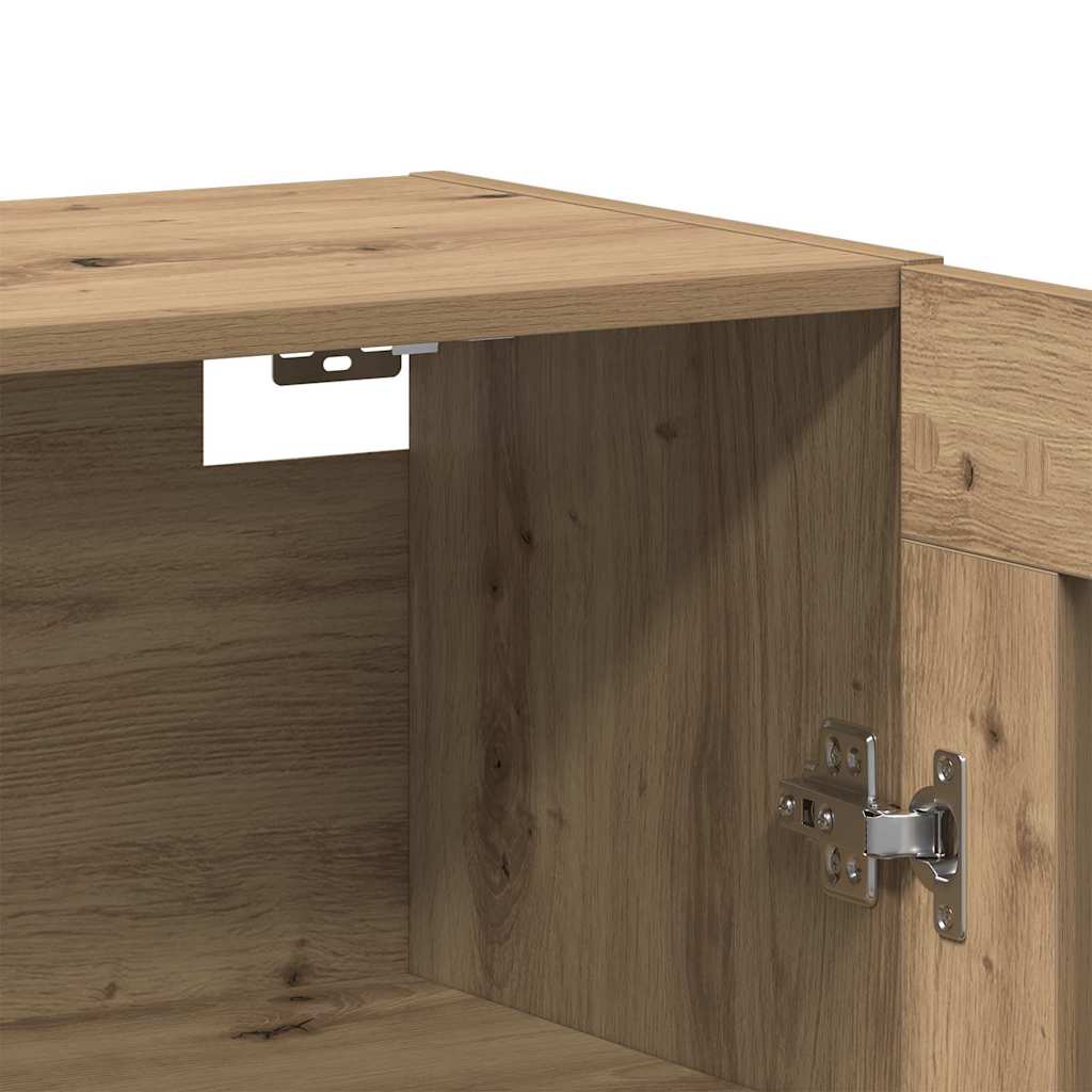 Ormarčići montirani na zid 2 pcs hrast artisan