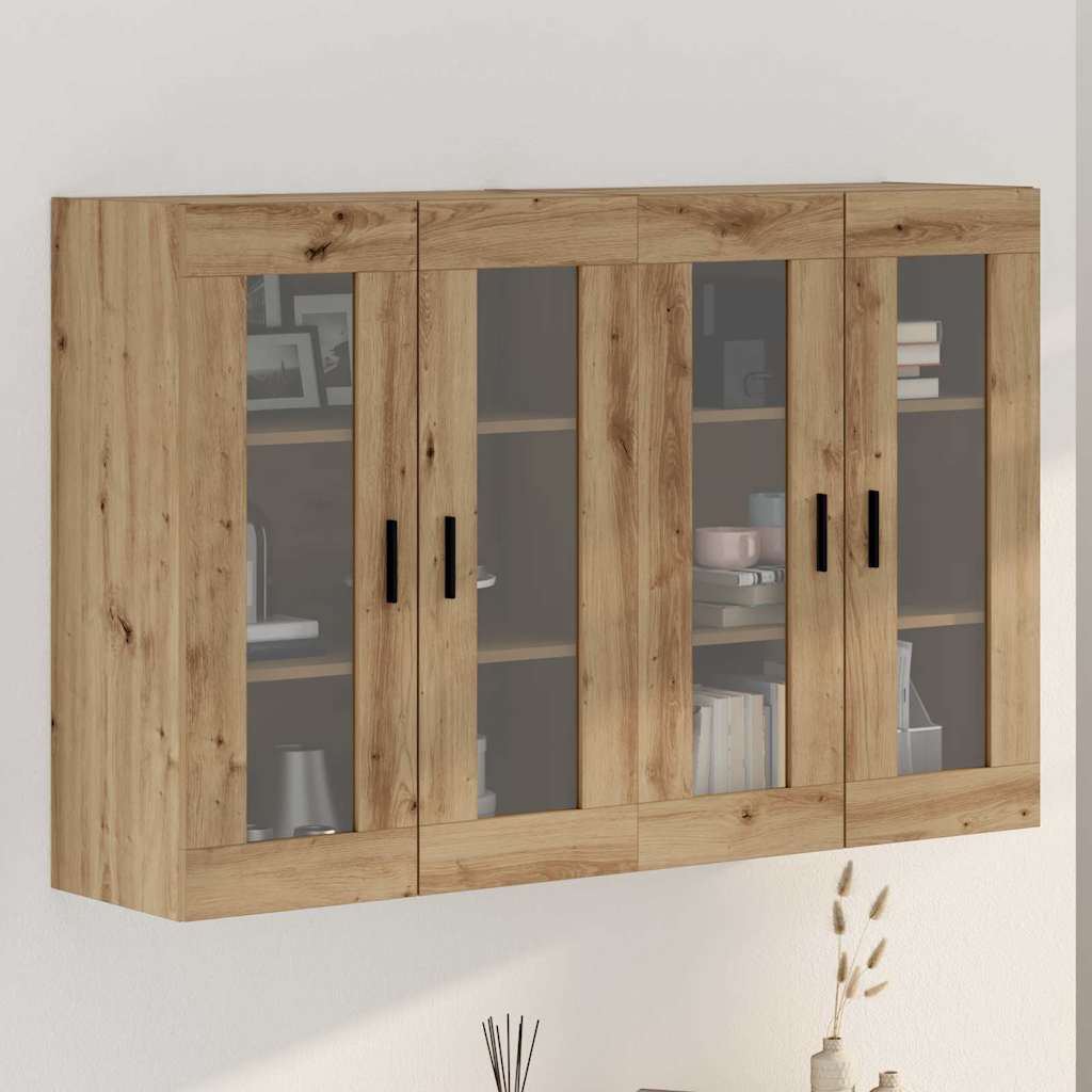 Ormarčići montirani na zid 2 pcs hrast artisan