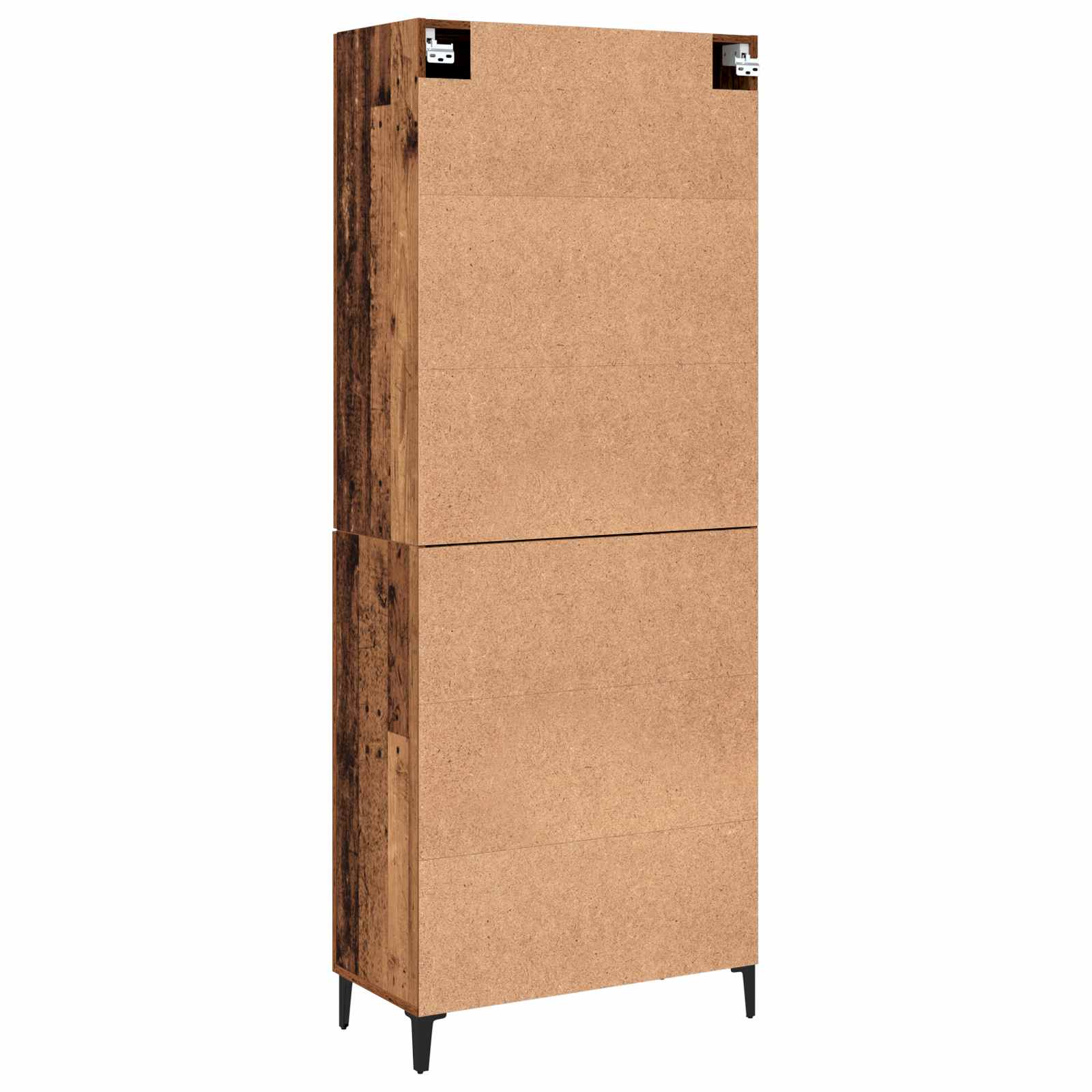 Highboard 2 pcs Staro drvo Konstruirano drvo