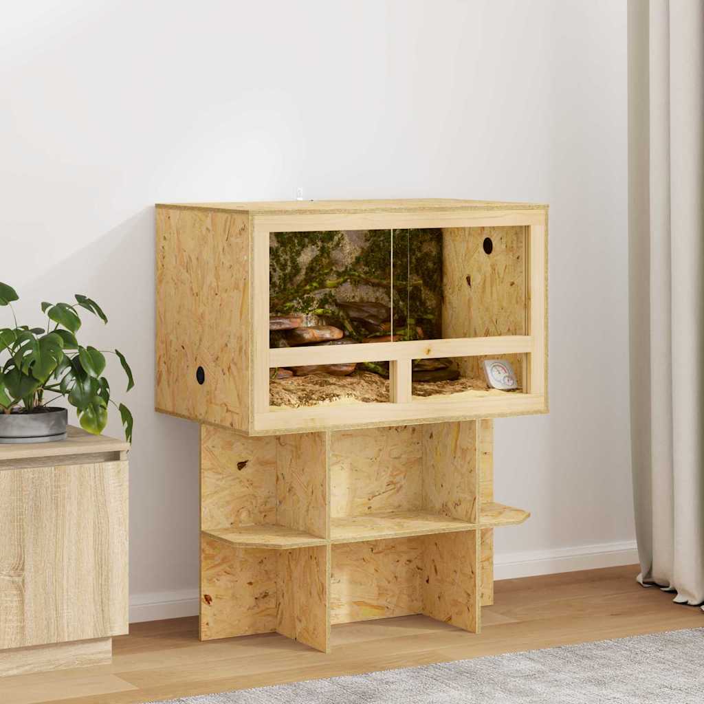 Terarij Smeđa 80 x 50 x 50 cm OSB