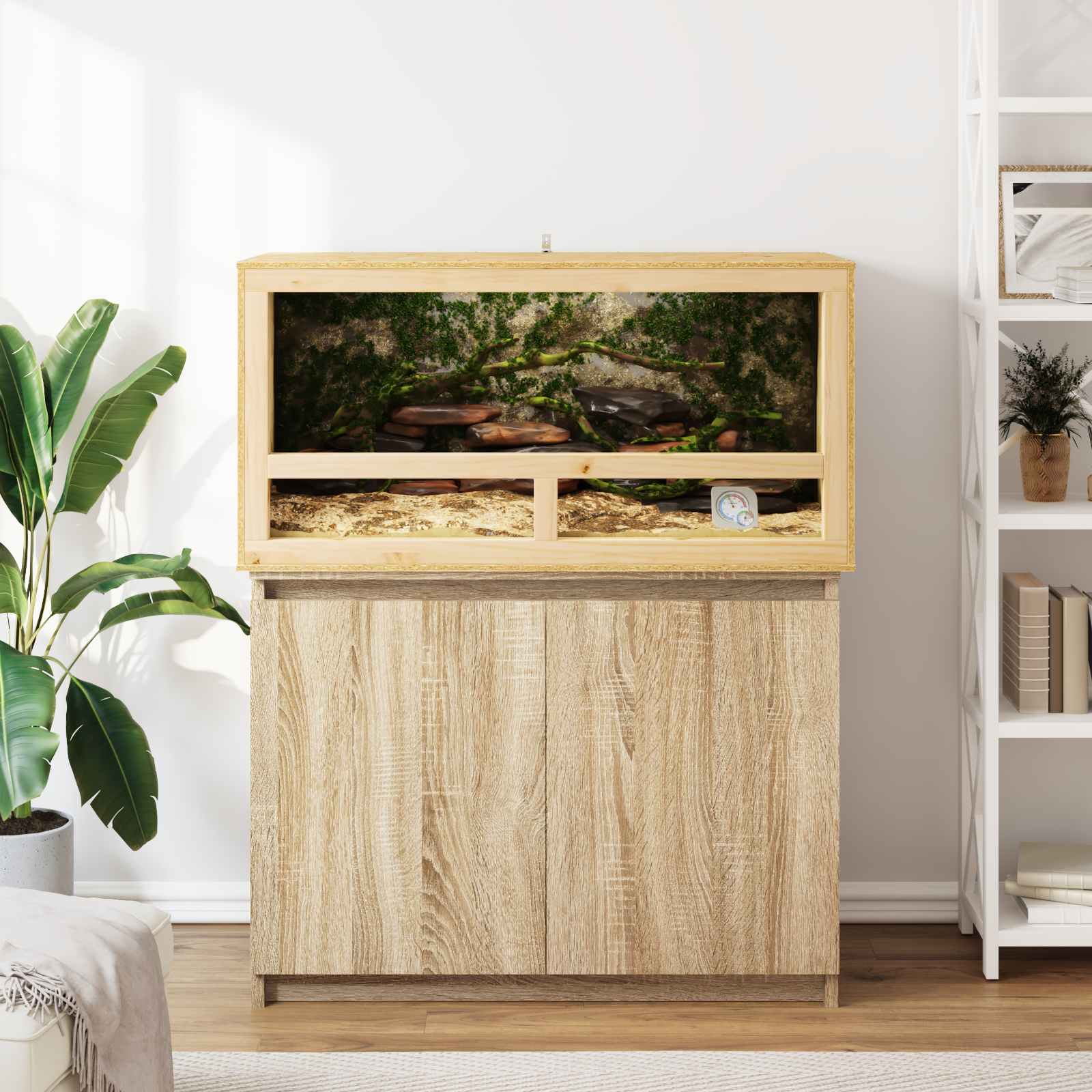 Terarij Smeđa 100 x 50 x 50 cm OSB