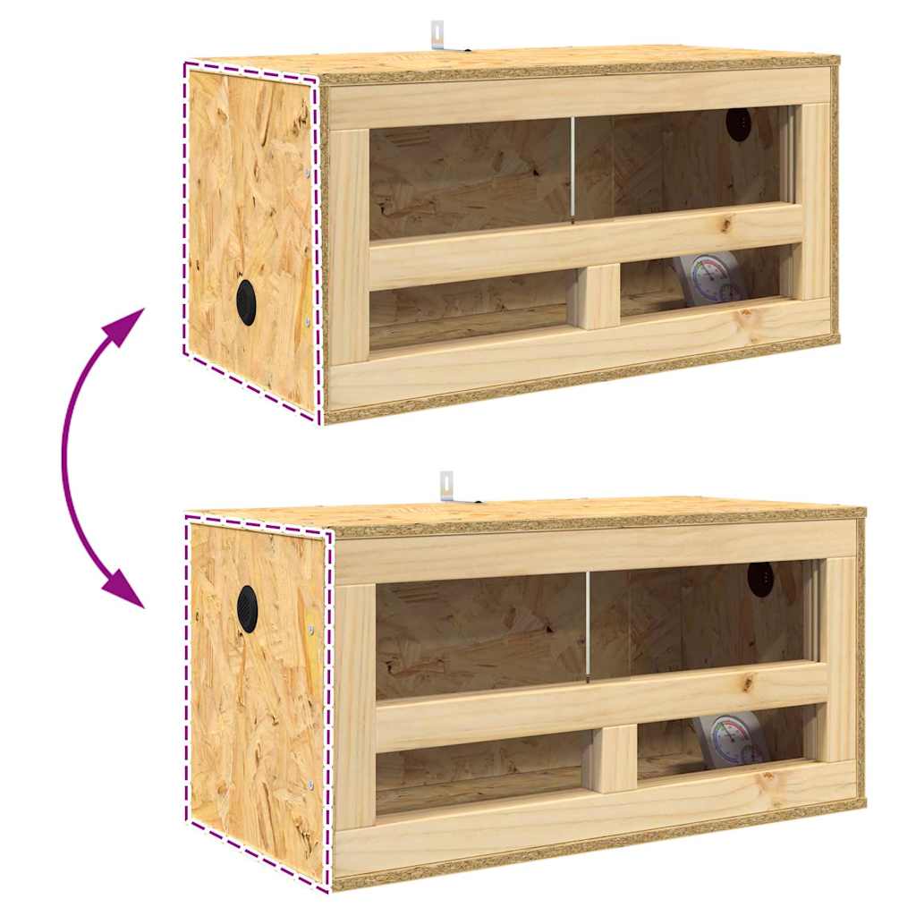 Terarij Smeđa 60 x 30 x 30 cm OSB