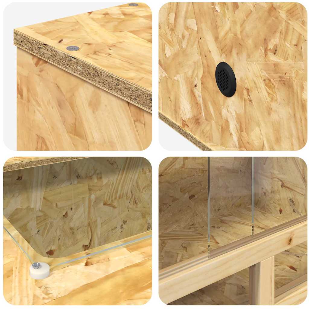 Terarij Smeđa 100 x 50 x 50 cm OSB