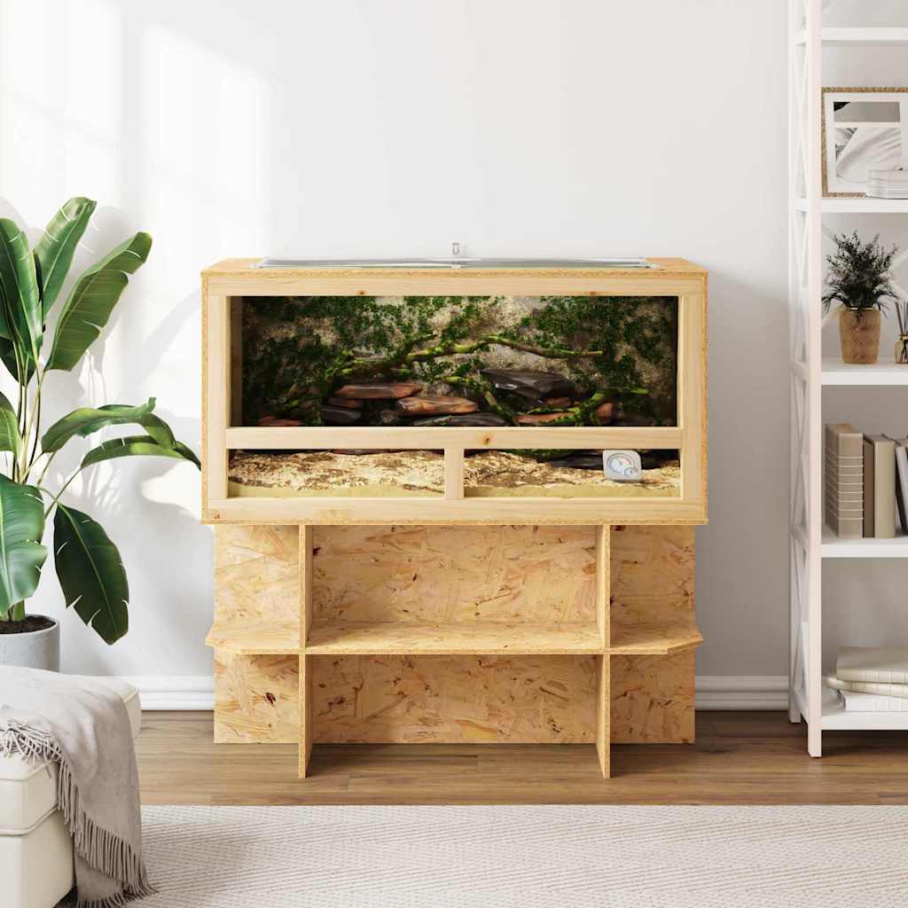 Terarij Smeđa 100 x 50 x 50 cm OSB