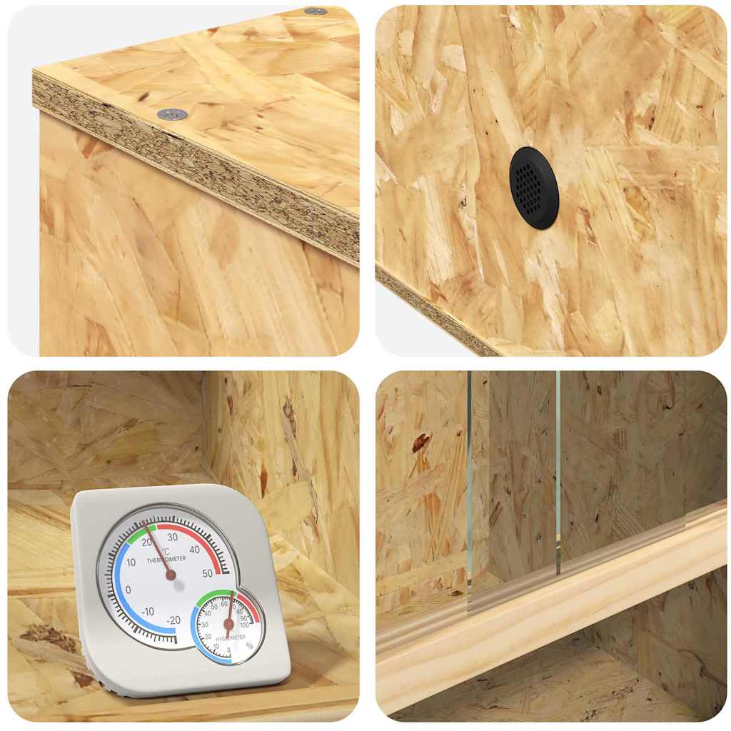 Terarij Smeđa 50 x 50 x 100 cm OSB