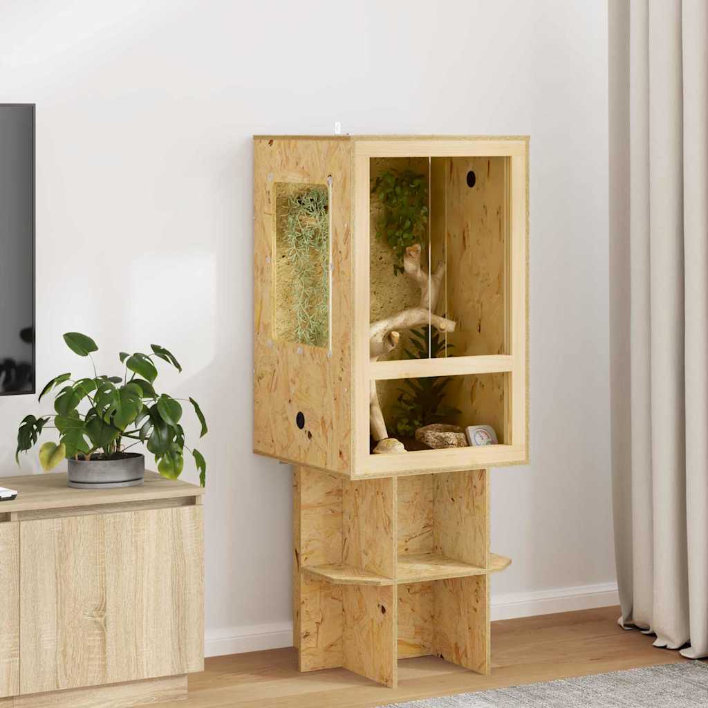Terarij Smeđa 50 x 50 x 80 cm OSB