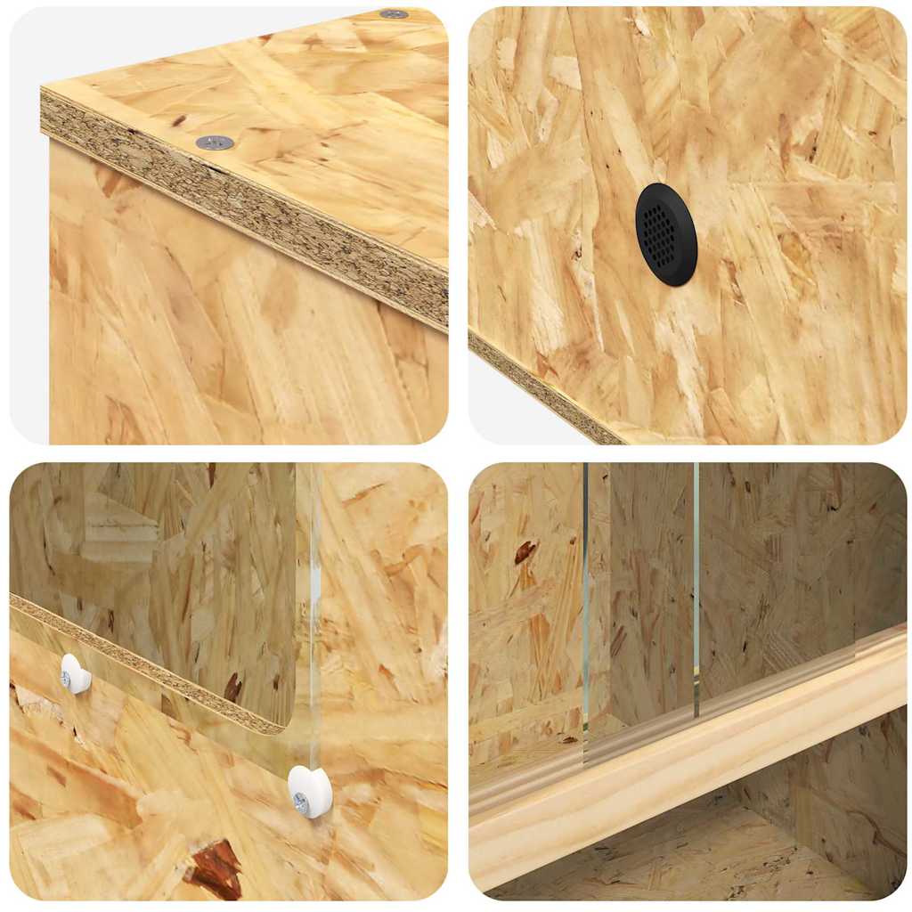 Terarij Smeđa 50 x 50 x 100 cm OSB