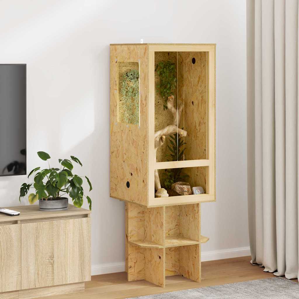 Terarij Smeđa 50 x 50 x 100 cm OSB