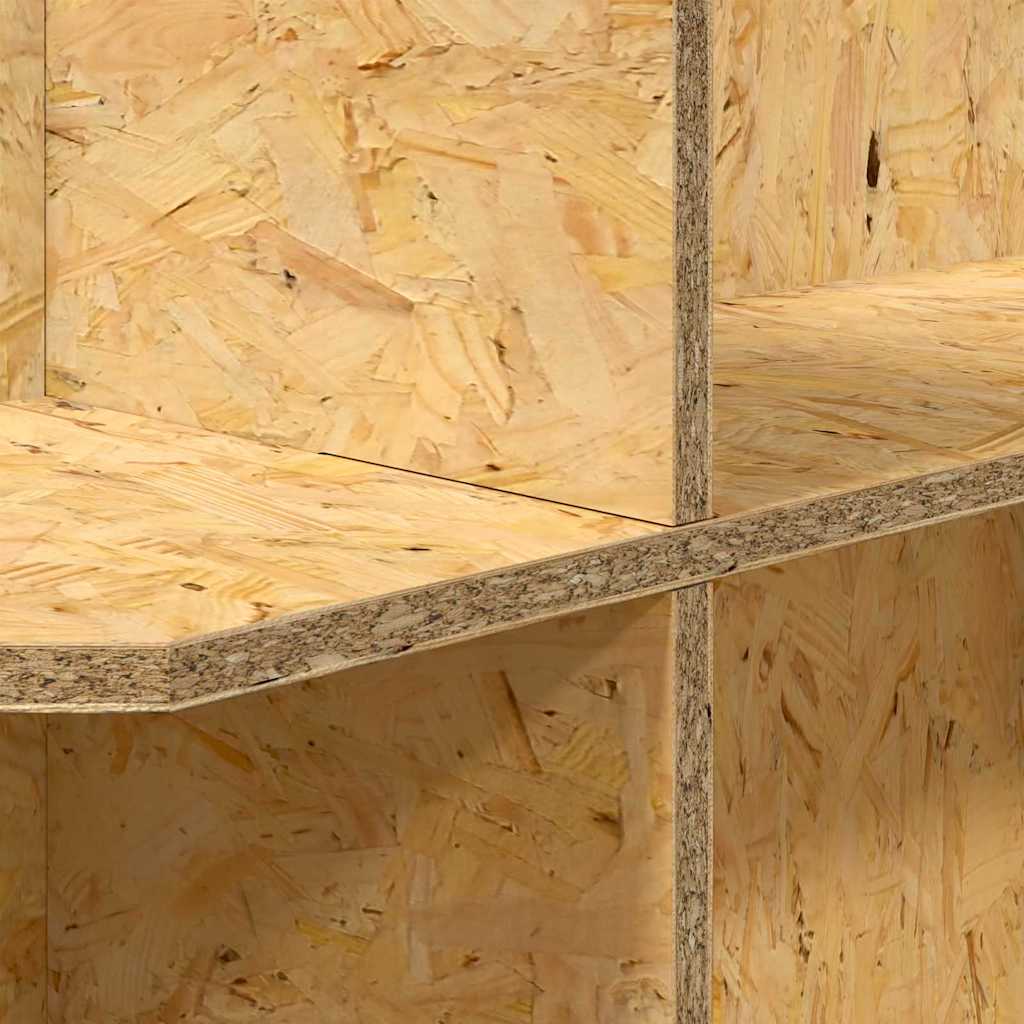Osnovica za terarij s policom Smeđa 80 x 40 x 50 cm OSB