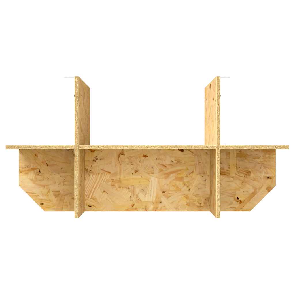 Osnovica za terarij s policom Smeđa 80 x 40 x 50 cm OSB