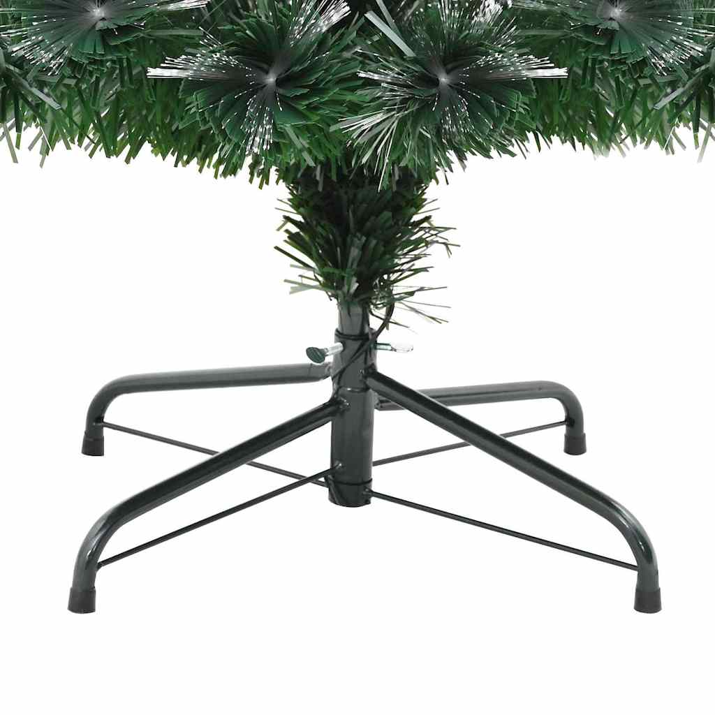 Umjetno božićno drvce s 160 LED svjetlima Zelena 150 cm PVC