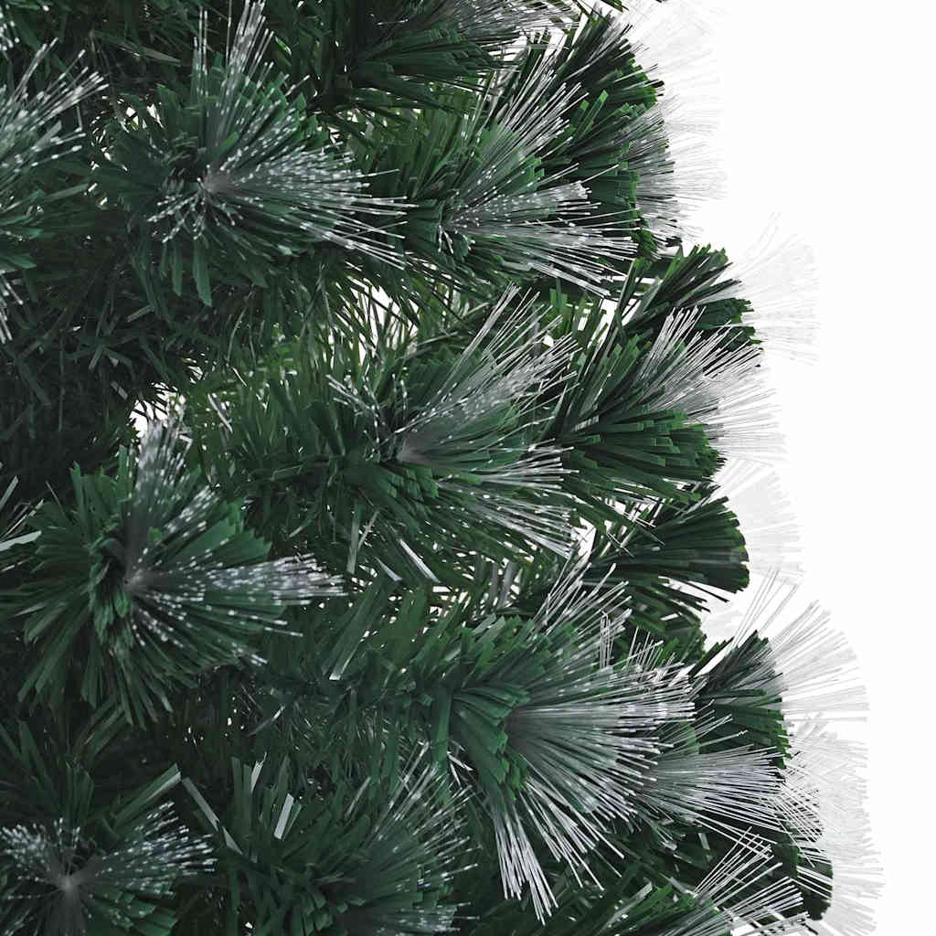 Umjetno božićno drvce s 250 LED svjetlima Zelena 210 cm PVC