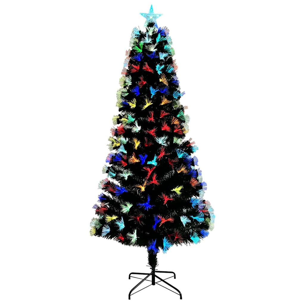 Umjetno božićno drvce s 250 LED svjetlima Zelena 210 cm PVC