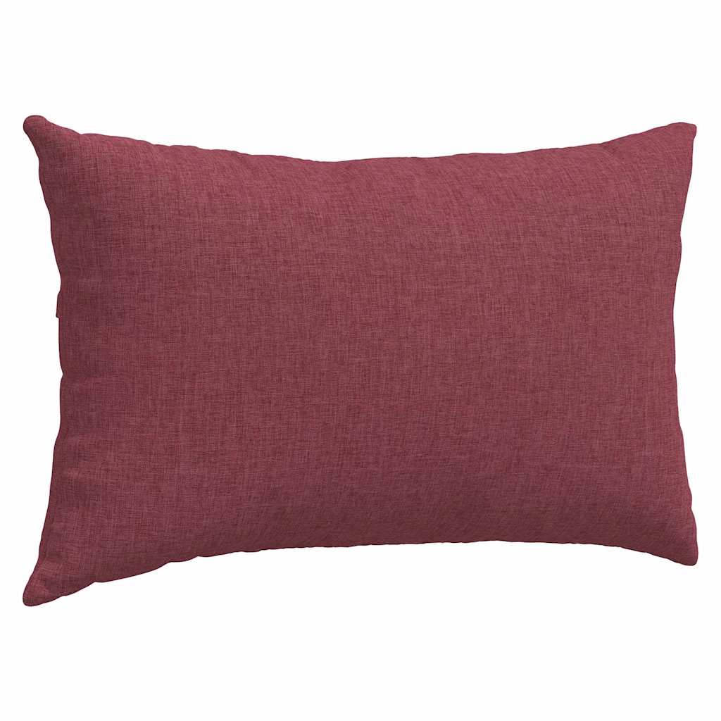 Jastučići za sofu 2 pcs Vinska crvena 50 x 30 cm tkanina