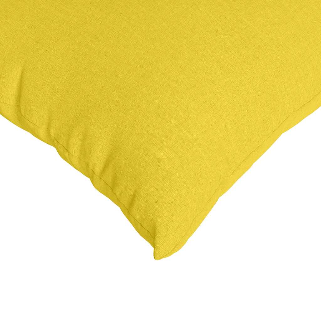 Jastučići za sofu 2 pcs Svijetlo žuta 50 x 30 cm tkanina